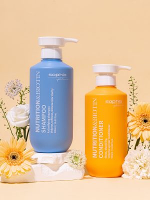 DẦU GỘI/XẢ BIOTIN DƯỠNG TÓC (Sophia Platinum Nutrition & Biotin Shampoo/Conditioner)